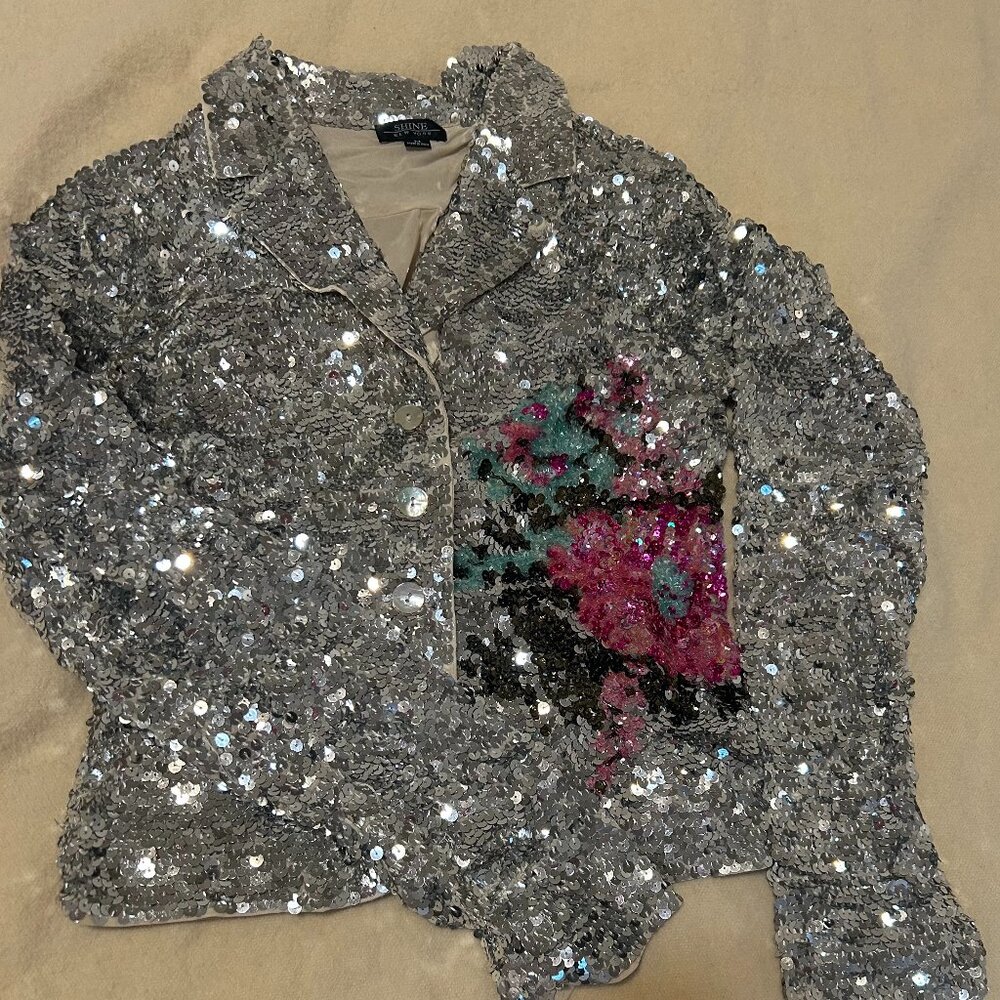 Womens Sequin Jacket - image 1